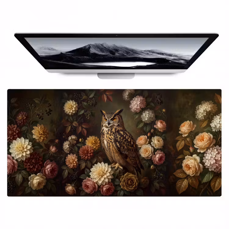 Bureau onderlegger - Vogel - Dieren - Kunst