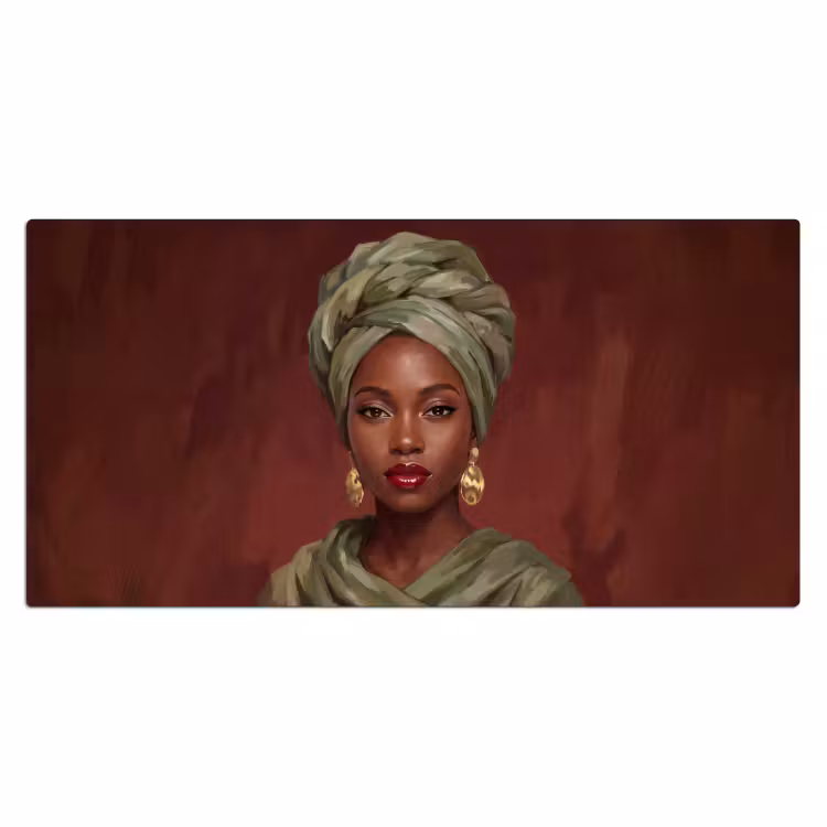Bureau onderlegger - Vrouw - Portret - Kunst — 2