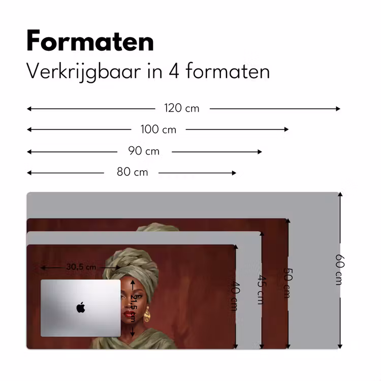 Bureau onderlegger - Vrouw - Portret - Kunst — 8