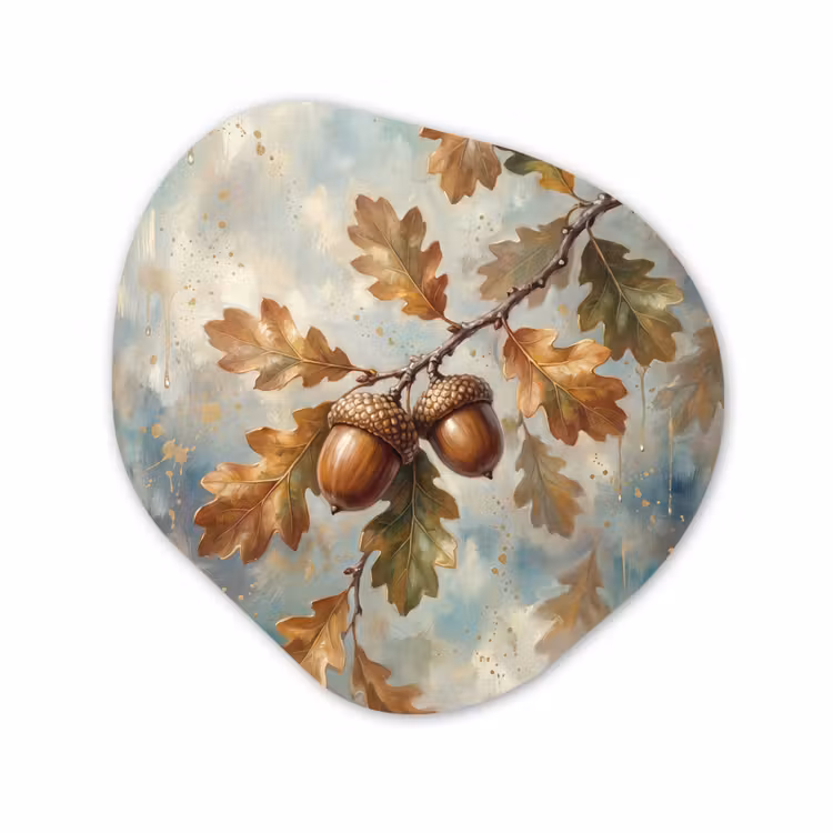 Organisch schilderij - Forex - Herfst - Bladeren - Boom