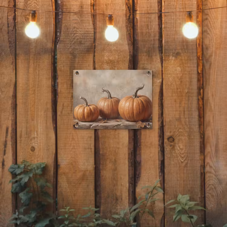 Tuinposter - Pompoenen - Herfst - Stilleven — 2