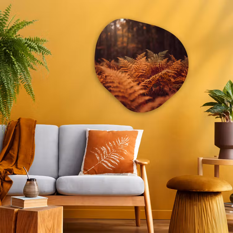 Organisch schilderij - Glas - Planten - Herfst - Bos — 3