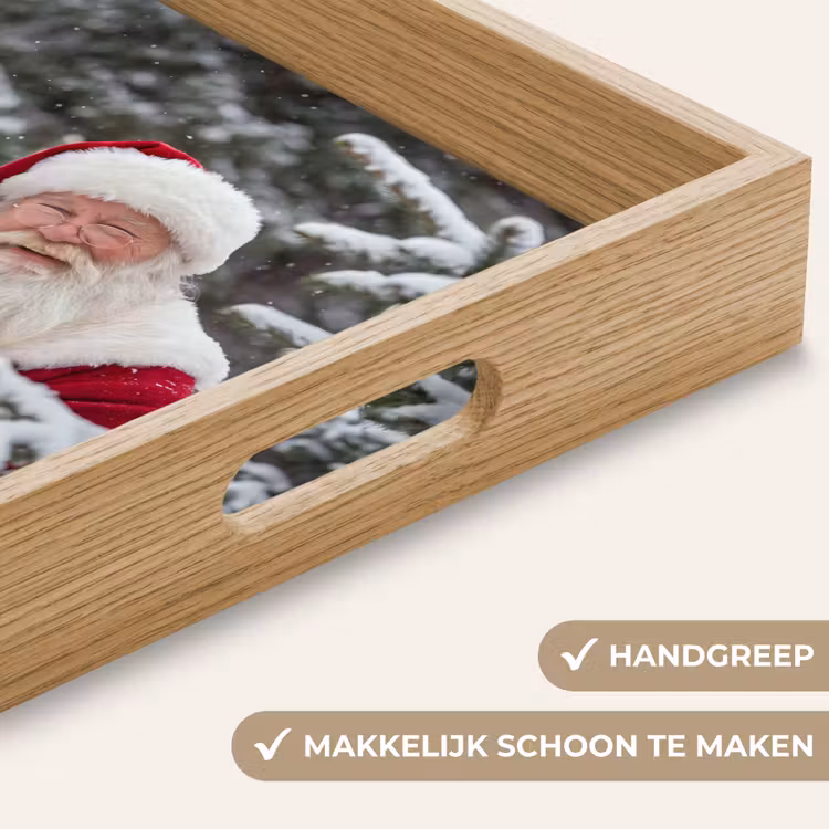Dienblad - Kerstman - Hert - Sneeuw — 5