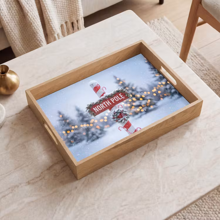 Dienblad - Kerst - Sneeuw - Winter — 2