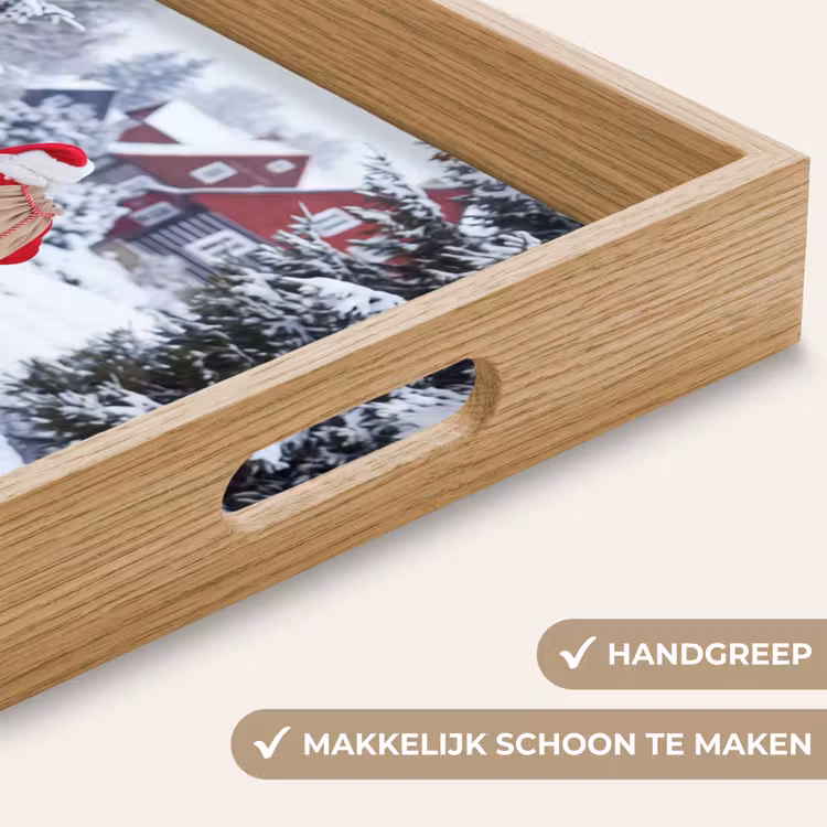 Dienblad - Kerstman - Sneeuw - Winter — 5