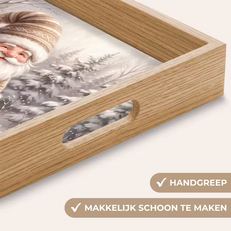 Dienblad - Kerstman - Geschenk - Winter — 5