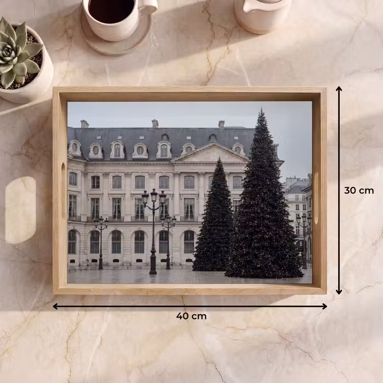 Dienblad - Kerstboom - Verlicht - Winter — 9