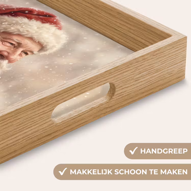Dienblad - Kerstman - Sneeuw - Kerst — 5