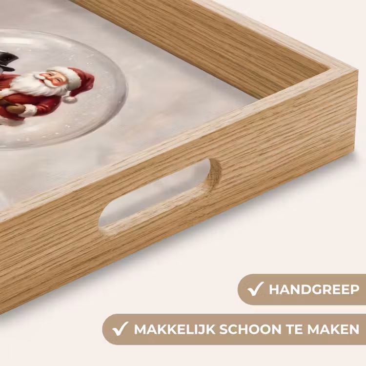 Dienblad - Kerstman - Sneeuwbol - Kerst — 5