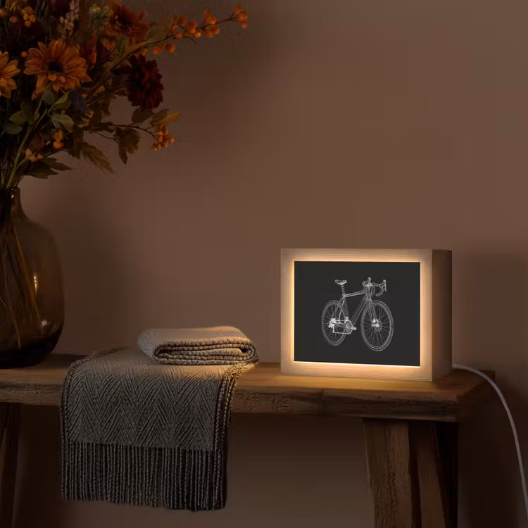 Lightbox - Wandlamp - Lijnen - Illustratie - Wit — 4