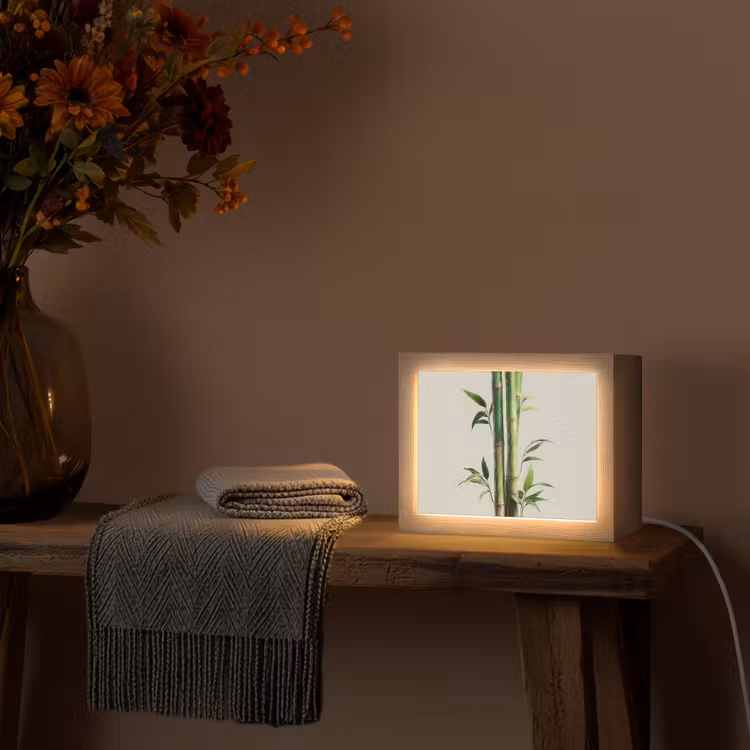 Lightbox - Wandlamp - Bamboe Groen — 4