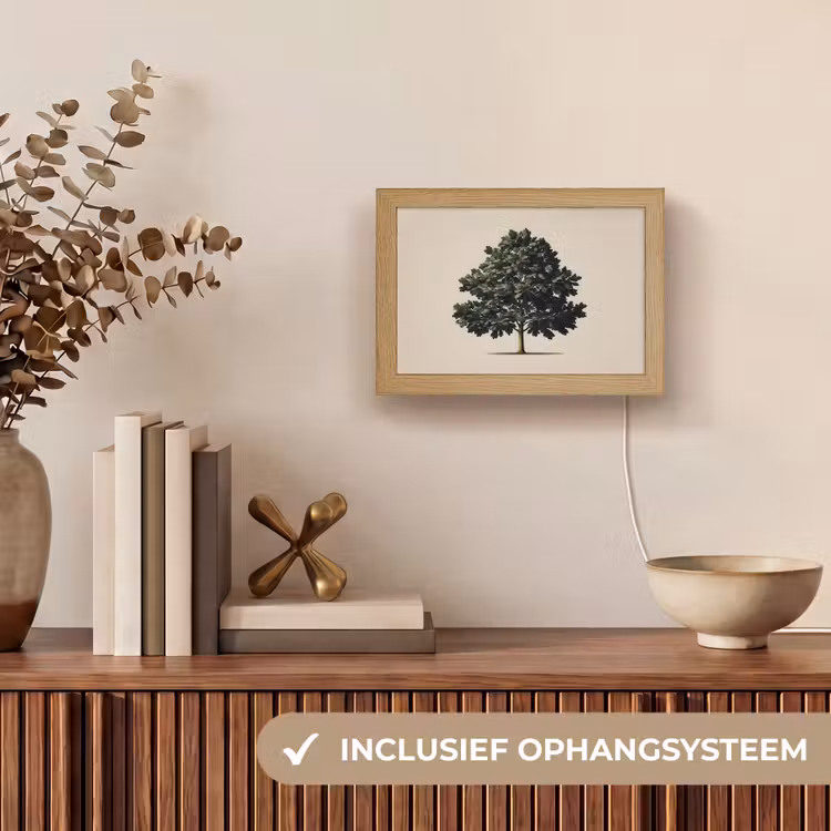 Lightbox - Wandlamp - Eikenboom Beige — 8