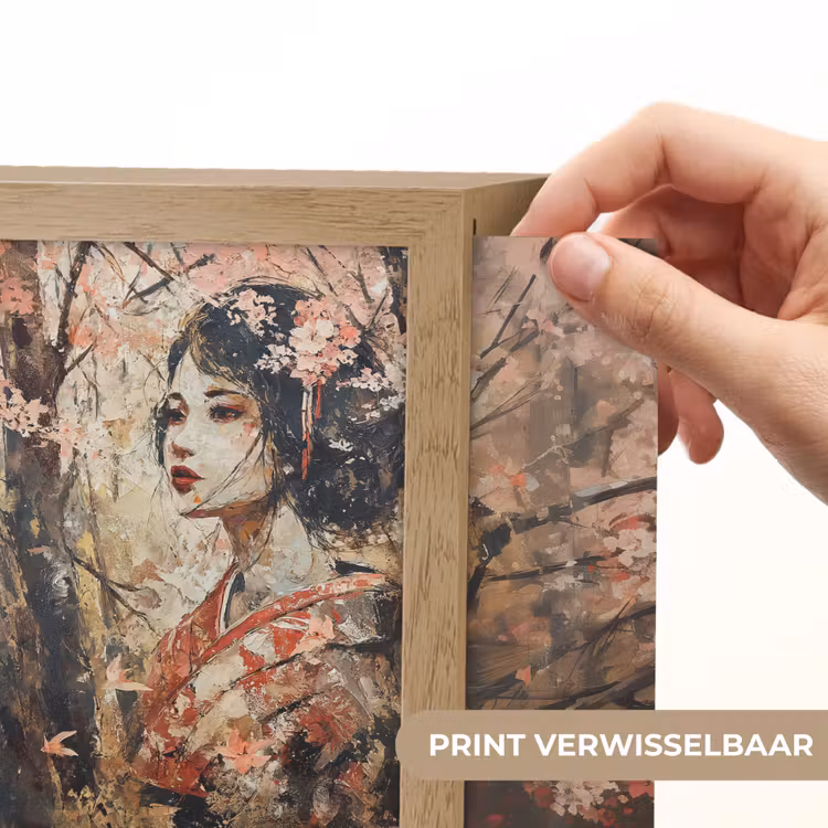Lightbox - Wandlamp - Geisha Kersenbloesem — 3