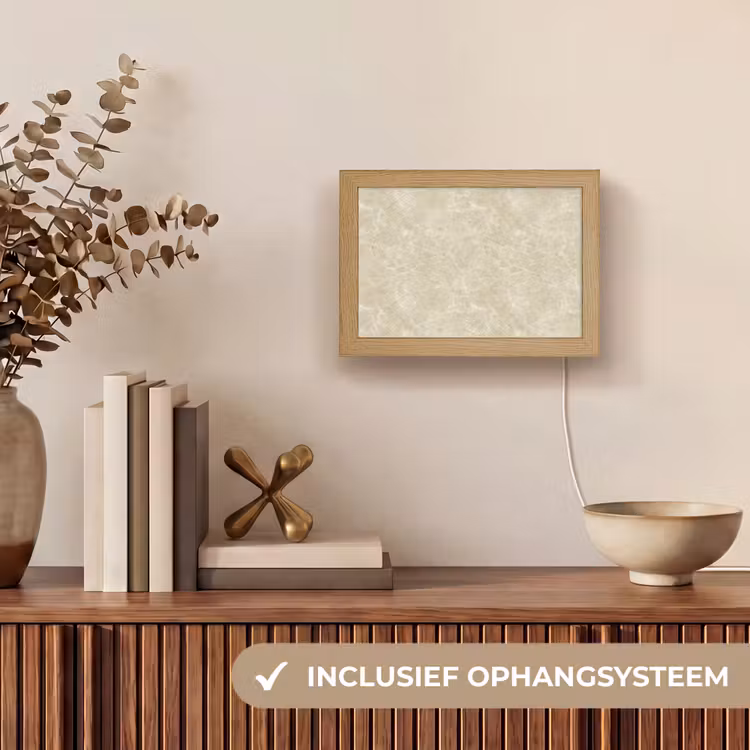 Lightbox - Wandlamp - Lichtbeige - Marmer - Diffusie adering — 8
