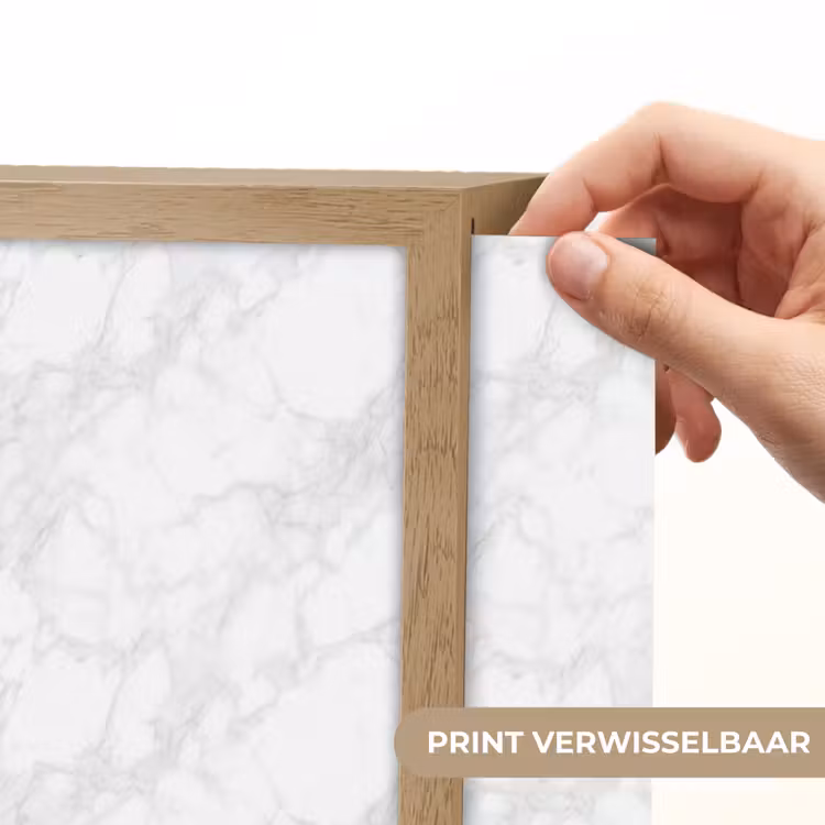 Lightbox - Wandlamp - Minimalistisch - Wit - Grijze aders — 3