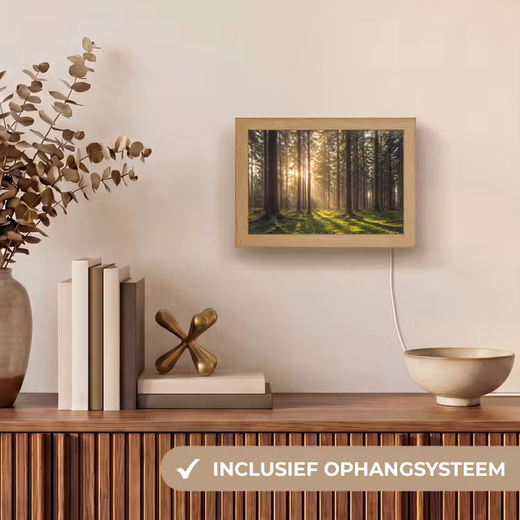 Lightbox - Wandlamp - Bos Zonlicht Mos — 8