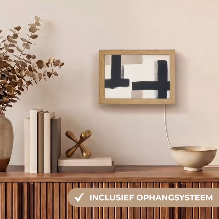Lightbox - Wandlamp - Zwart - Abstract - Japandi — 8