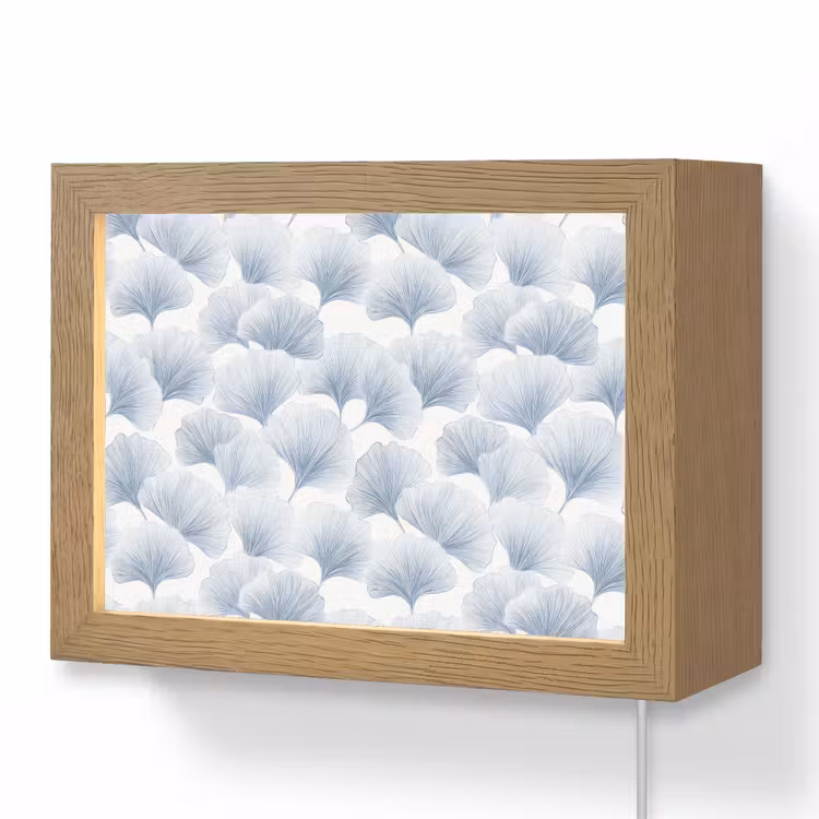 Lightbox - Wandlamp - Waaier - Modern - Blauw