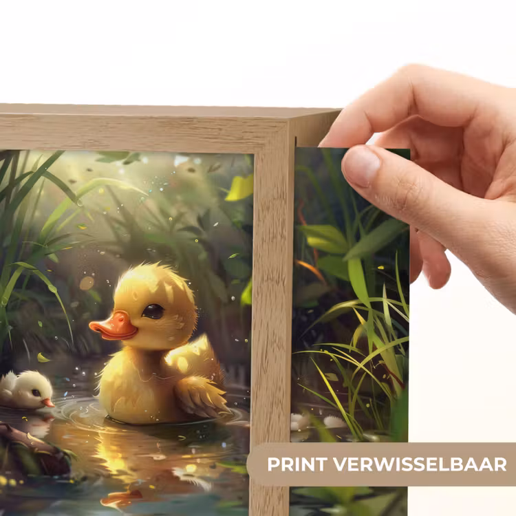 Lightbox - Wandlamp kinderkamer - Eendjes - Dieren - Natuur — 5