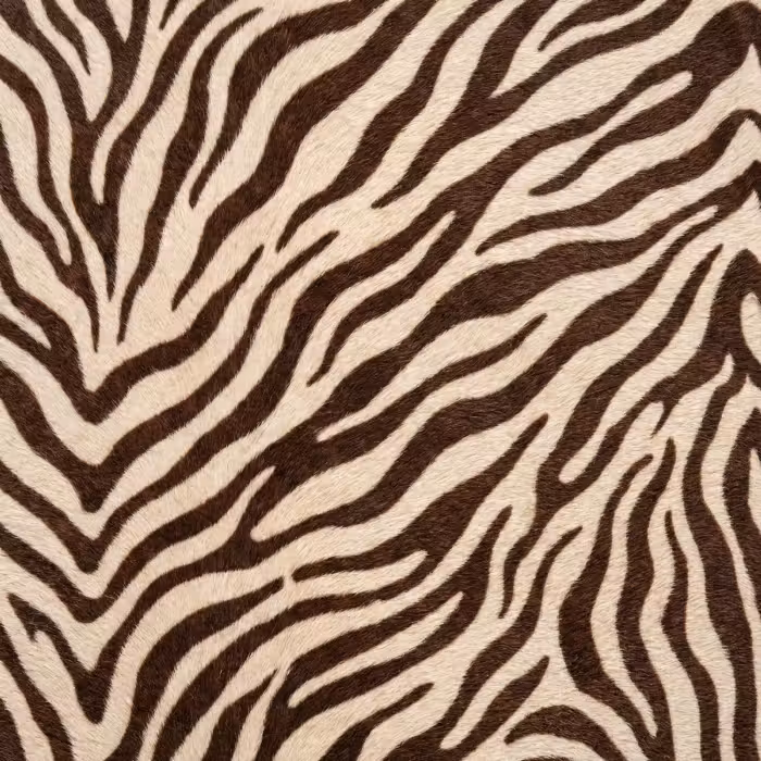 Behang - Zebra - Strepen - Bruin