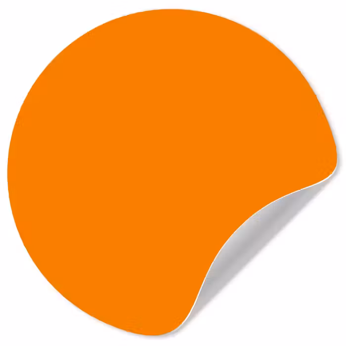 Behangcirkel - Oranje - Seizoenen - Herfst - Kleur