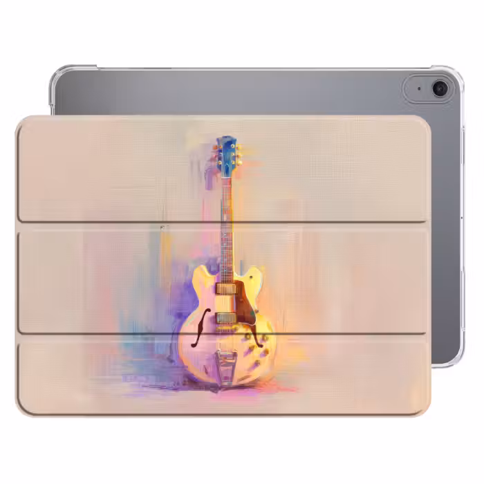 iPad hoes - Gitaar - Pastel - Schilderachtig