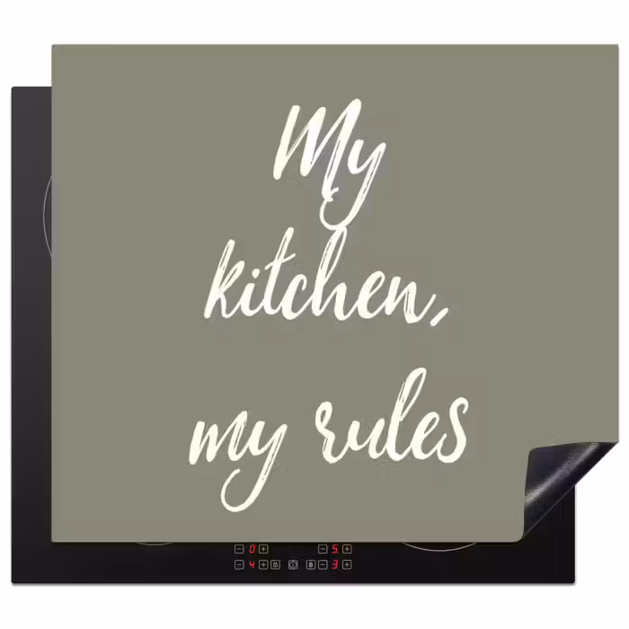 Inductie beschermer - My kitchen, my rules - Spreuken - Quotes