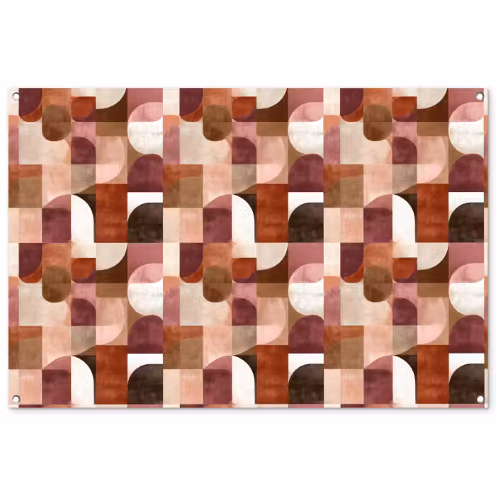 Tuinposter - Geometrie - Modern - Retro