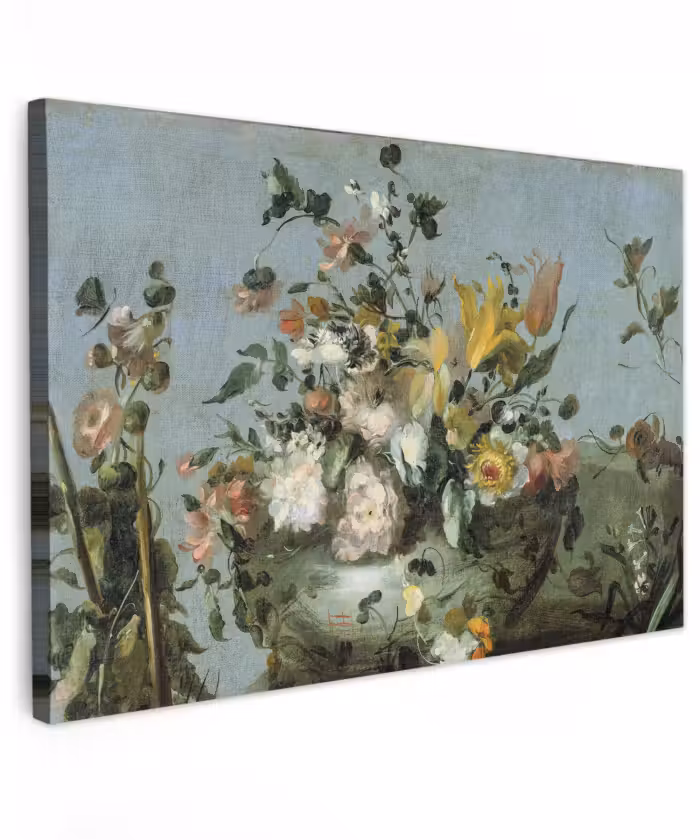 Canvas schilderij - Bloemen - Oude Meesters - Olieverf