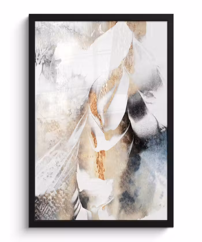 Poster met lijst - Abstract - Gold - Design - Luxe