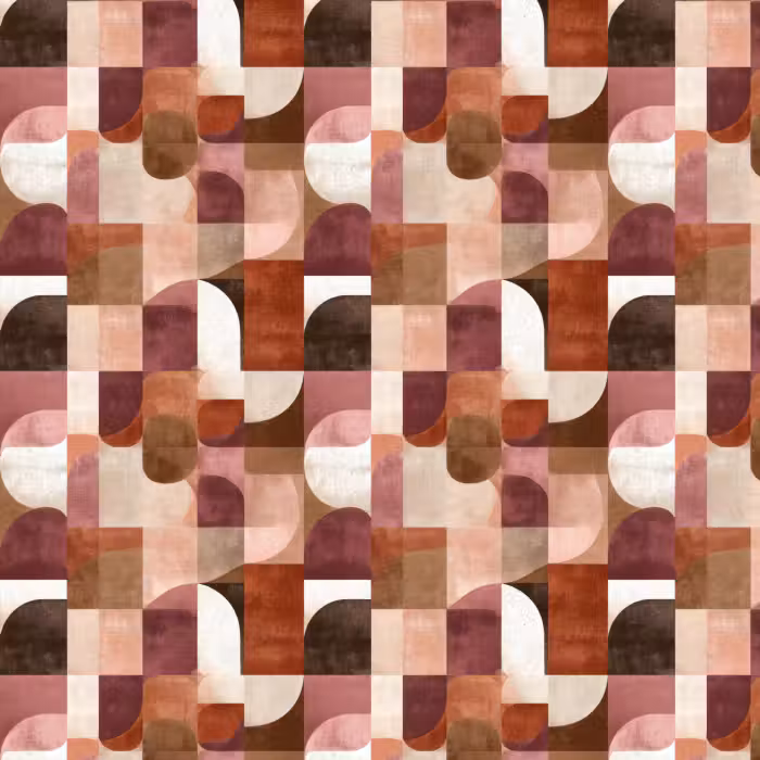 Behang - Geometrie - Modern - Retro