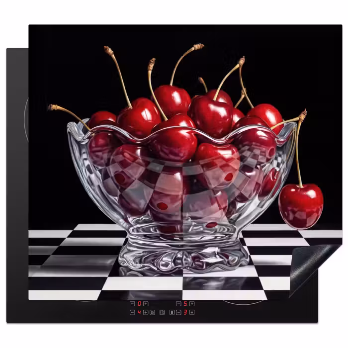Inductie beschermer - Eten - Kersen - Rood