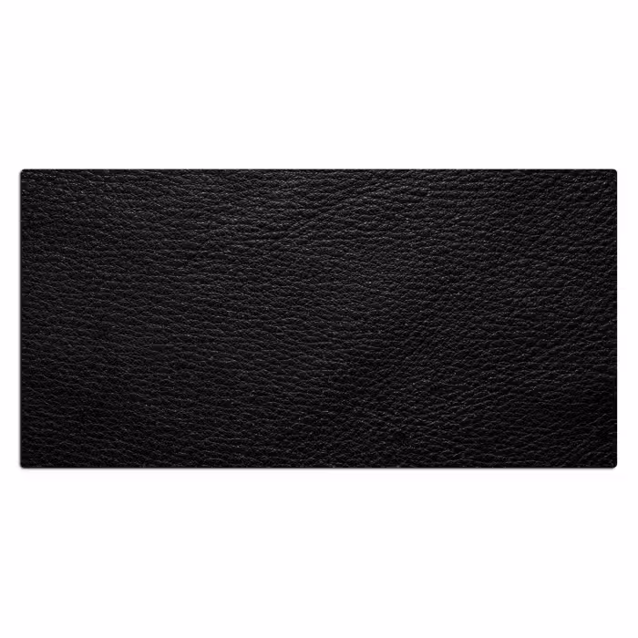 Bureau onderlegger - leer-lederlook-zwart-grijs-print