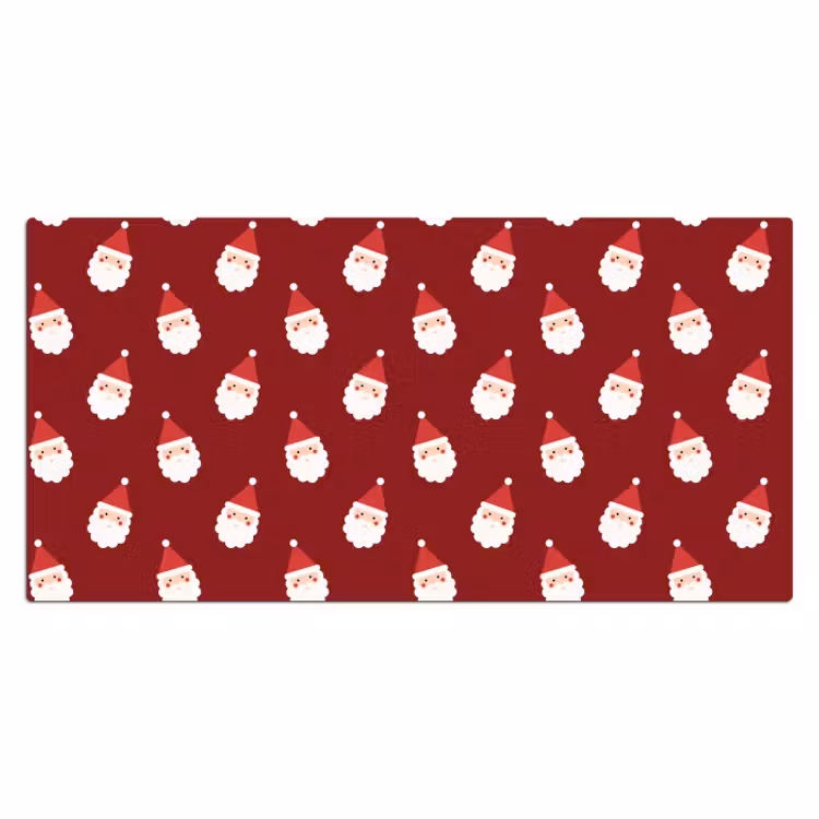 Bureau onderlegger - Kerstman - Kerst - Rood