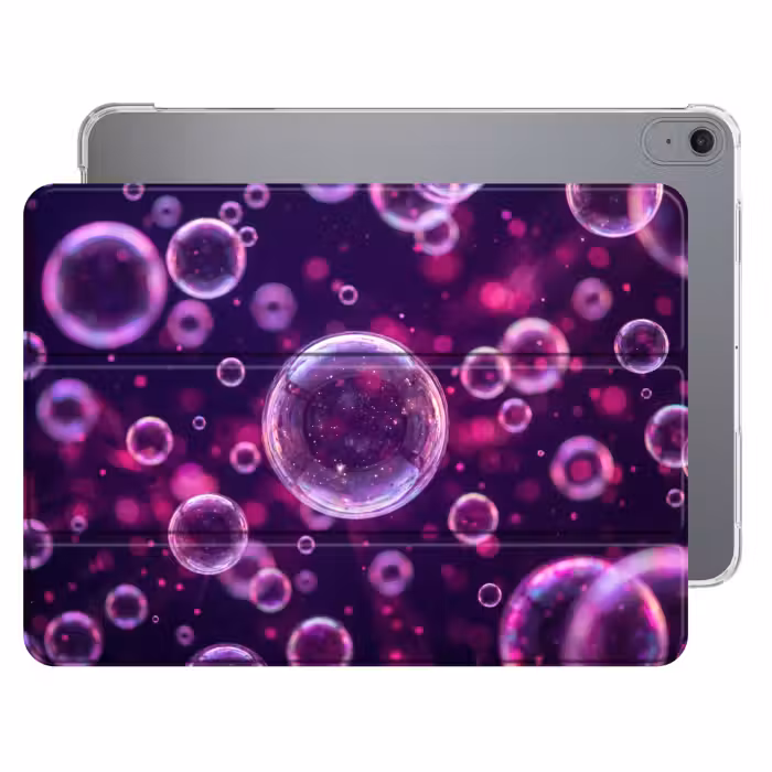 iPad hoes - Paars - Bubbels - Schuim
