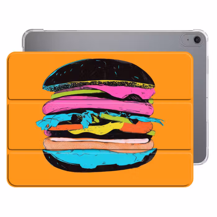 iPad hoes - Hamburger - Kleurrijk - Speels