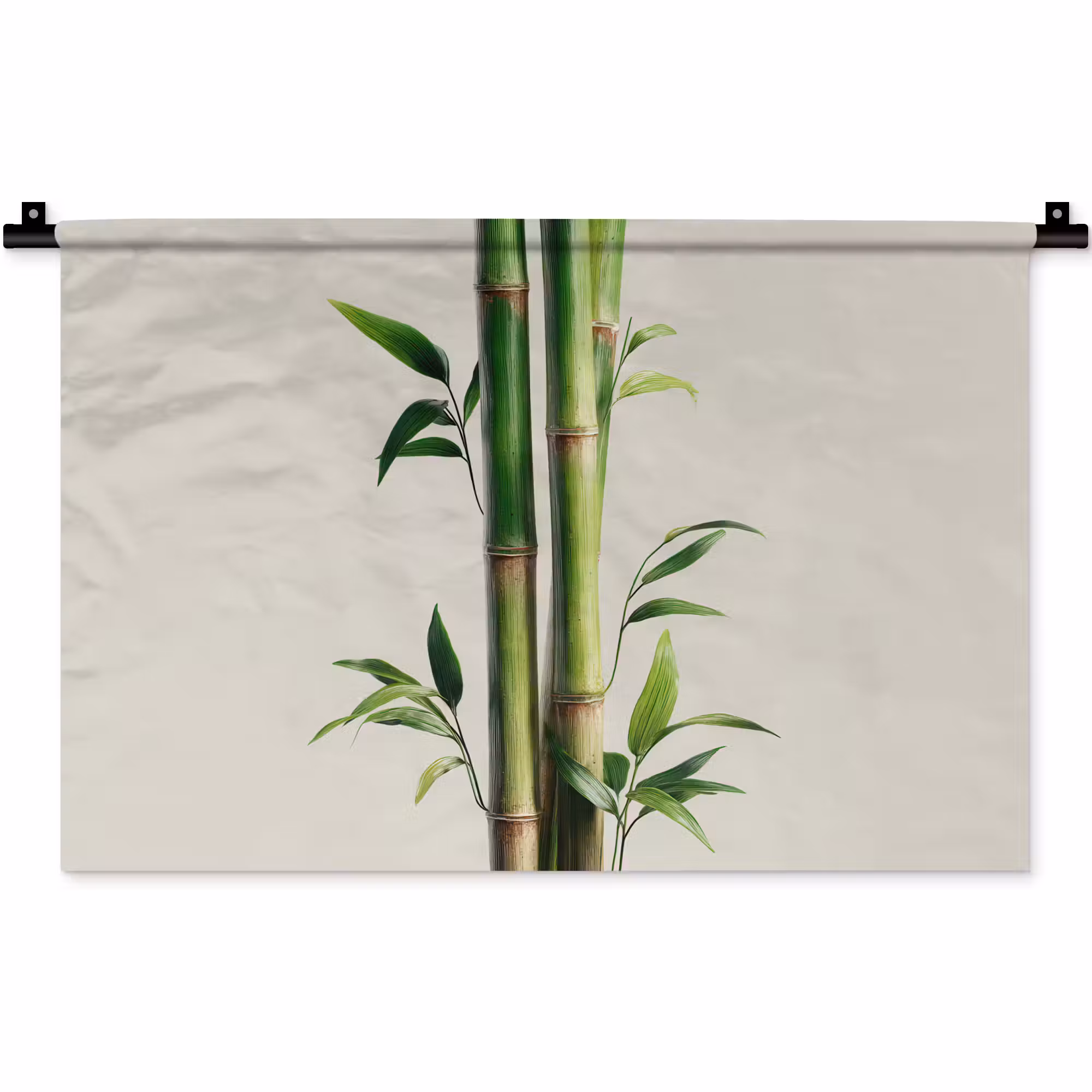 Wandkleed - Bamboestengels - Sierlijk - Groen