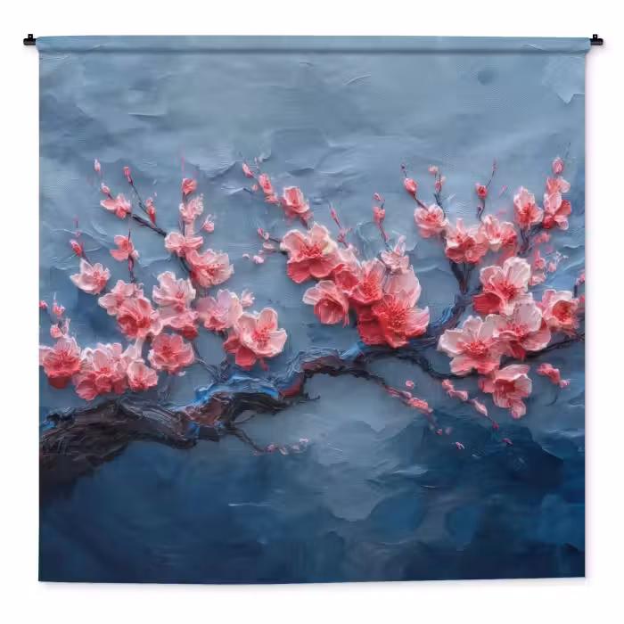 Wandkleed - Bloesem - Bloem - Roze - Tak