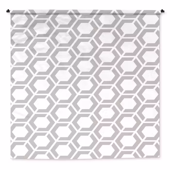 Wandkleed - Grafisch - Patroon - Modern - Hexagon