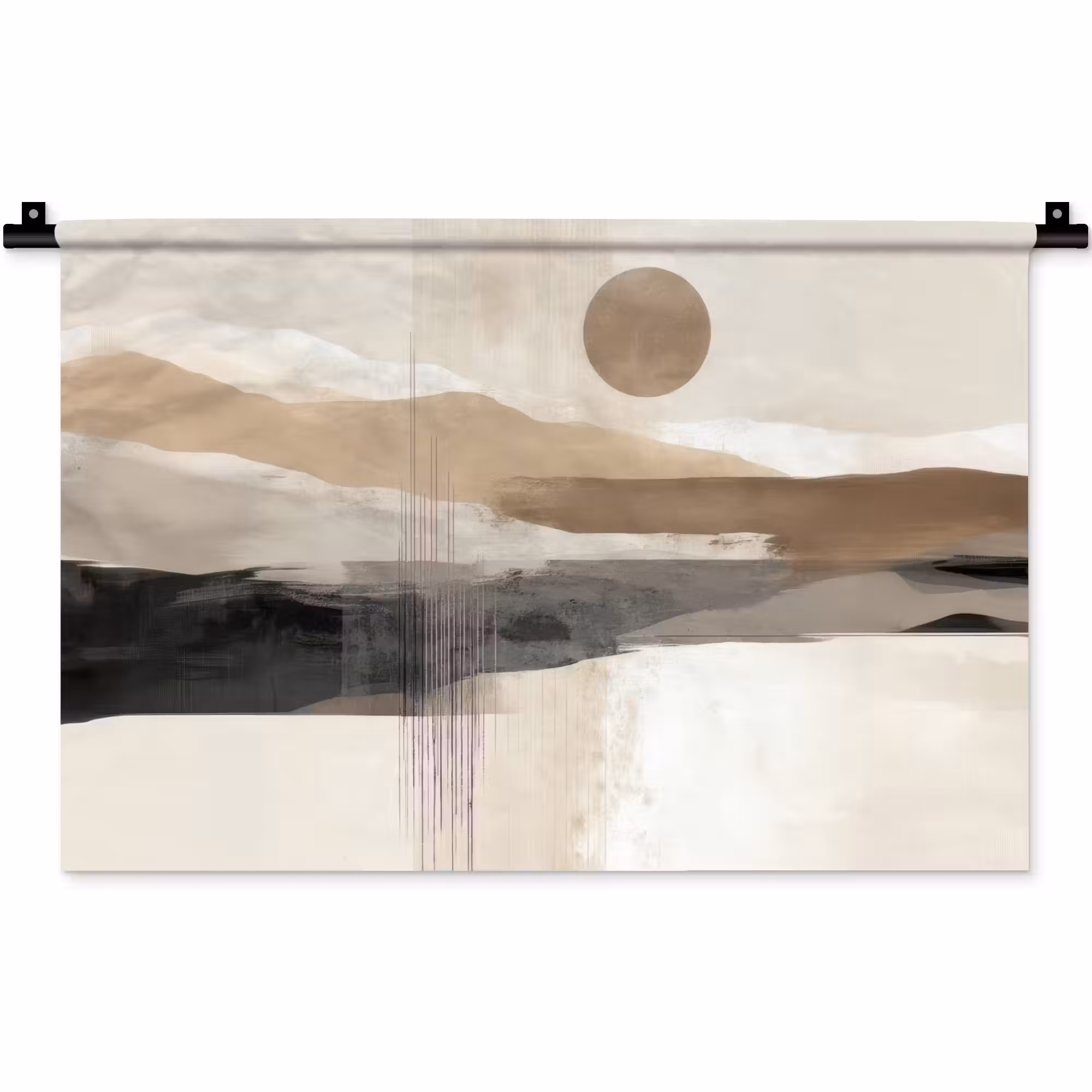Wandkleed - Minimalistisch - Landschap - Dimensie