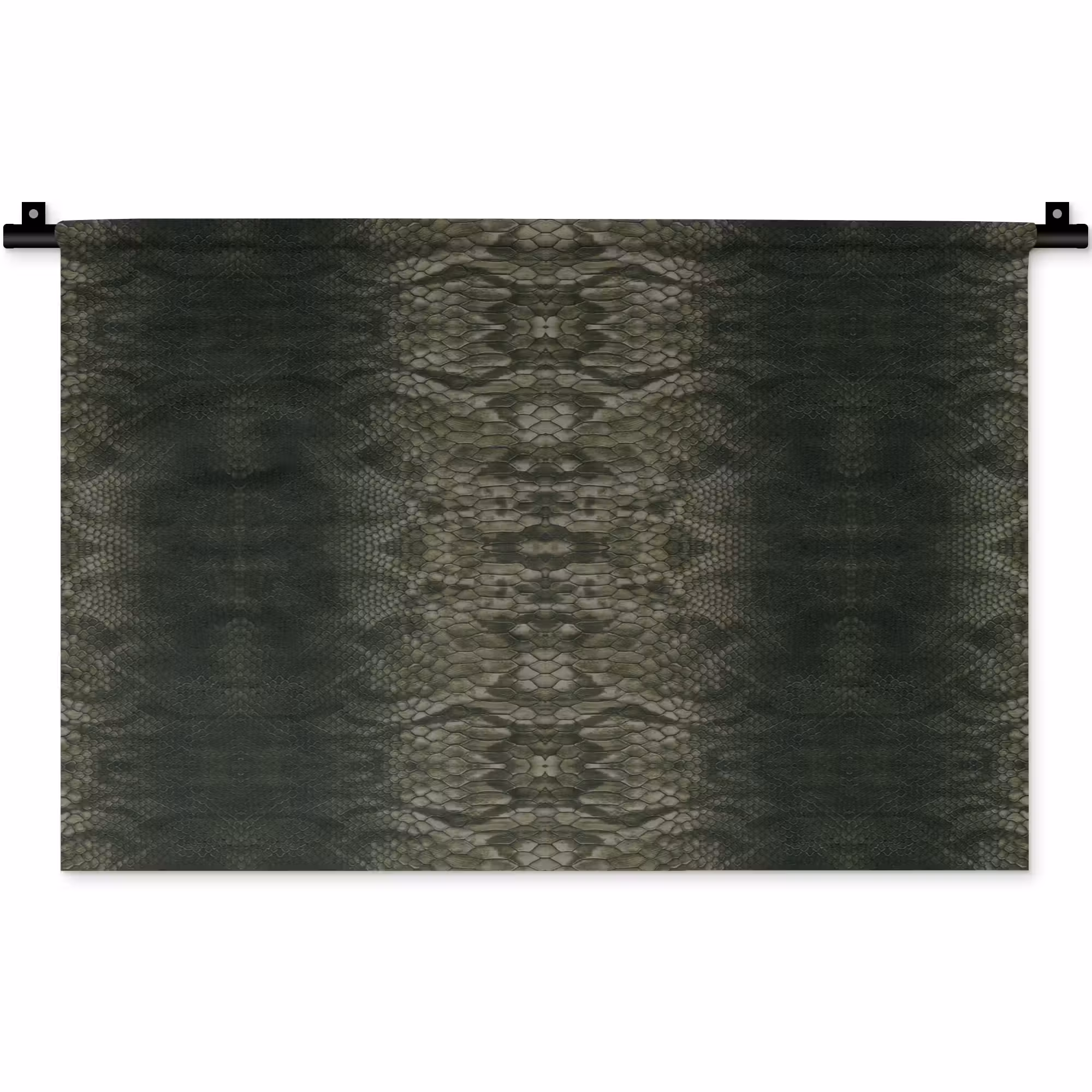 Wandkleed - Slang - Boa - Mos - Groen