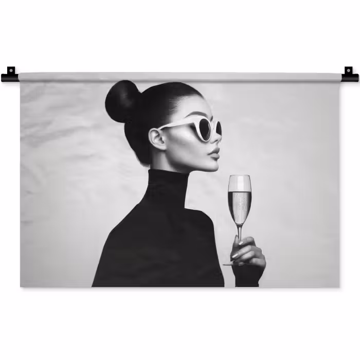 Wandkleed - Vrouw - Champagne - Modern