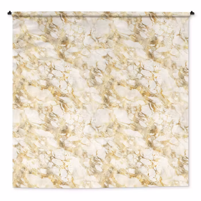 Wandkleed - Warm - Gouden - Marmer - Patroon