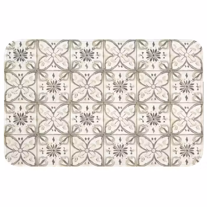 Wc Mat - Antiek - Tegel - Beige