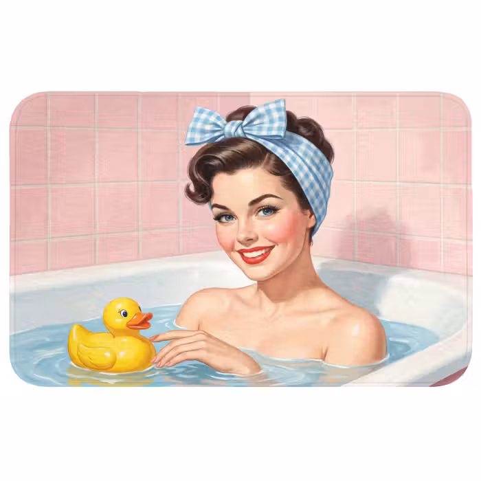 Wc Mat - Badkamer - Eend - Blauw