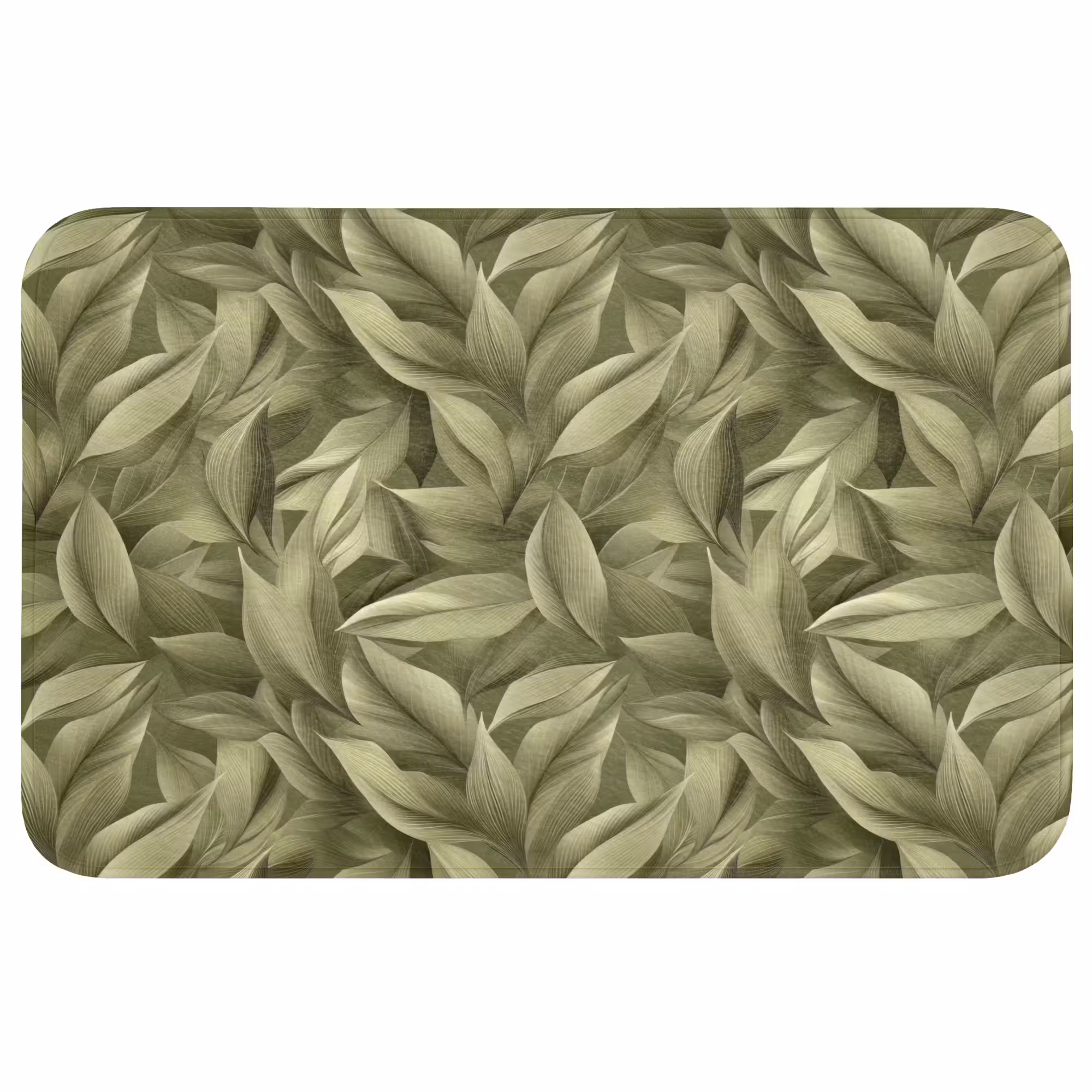 Wc Mat - Bladeren - Modern - Groen