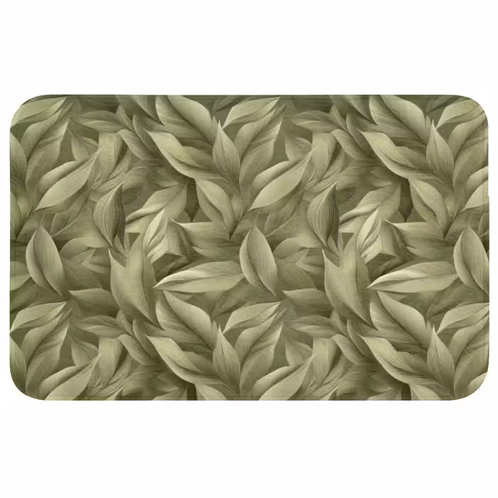 Wc Mat - Bladeren - Modern - Groen