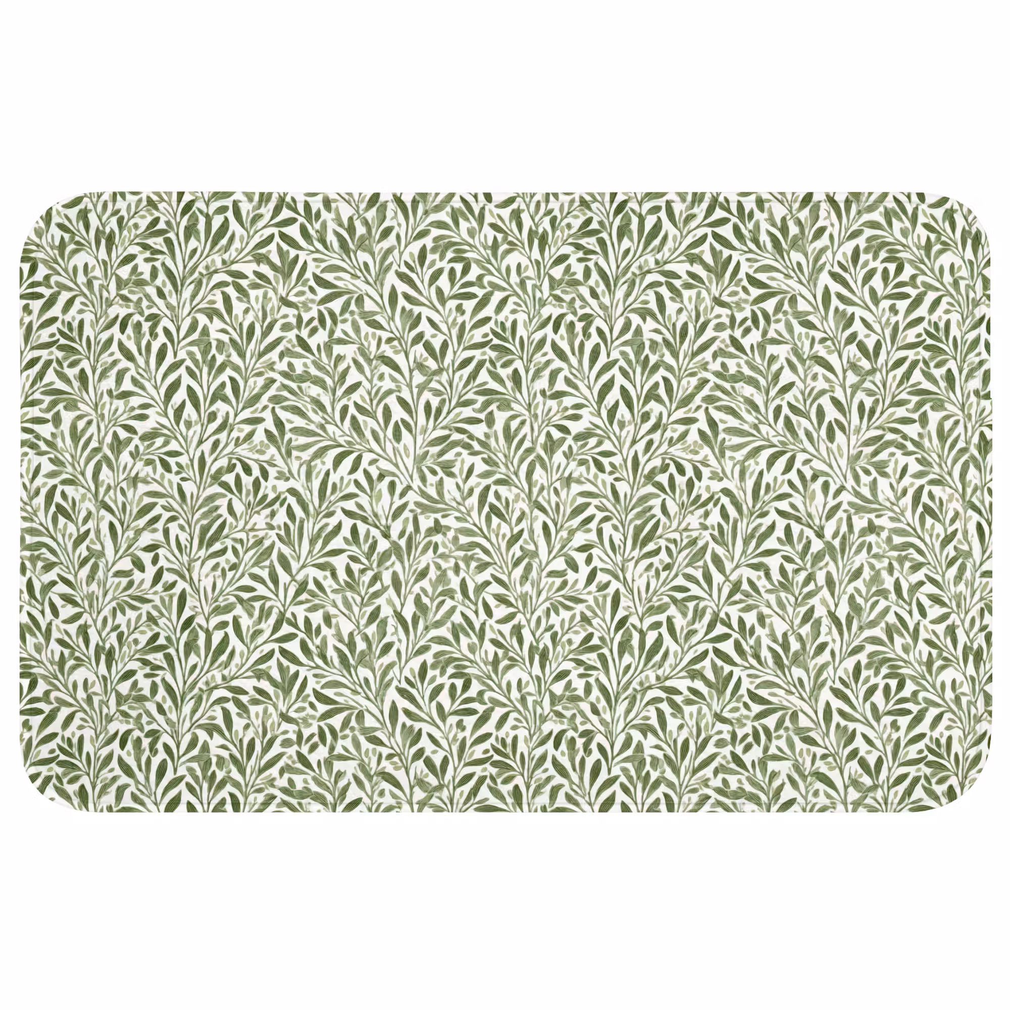 Wc Mat - Botanisch - Takken - Groen