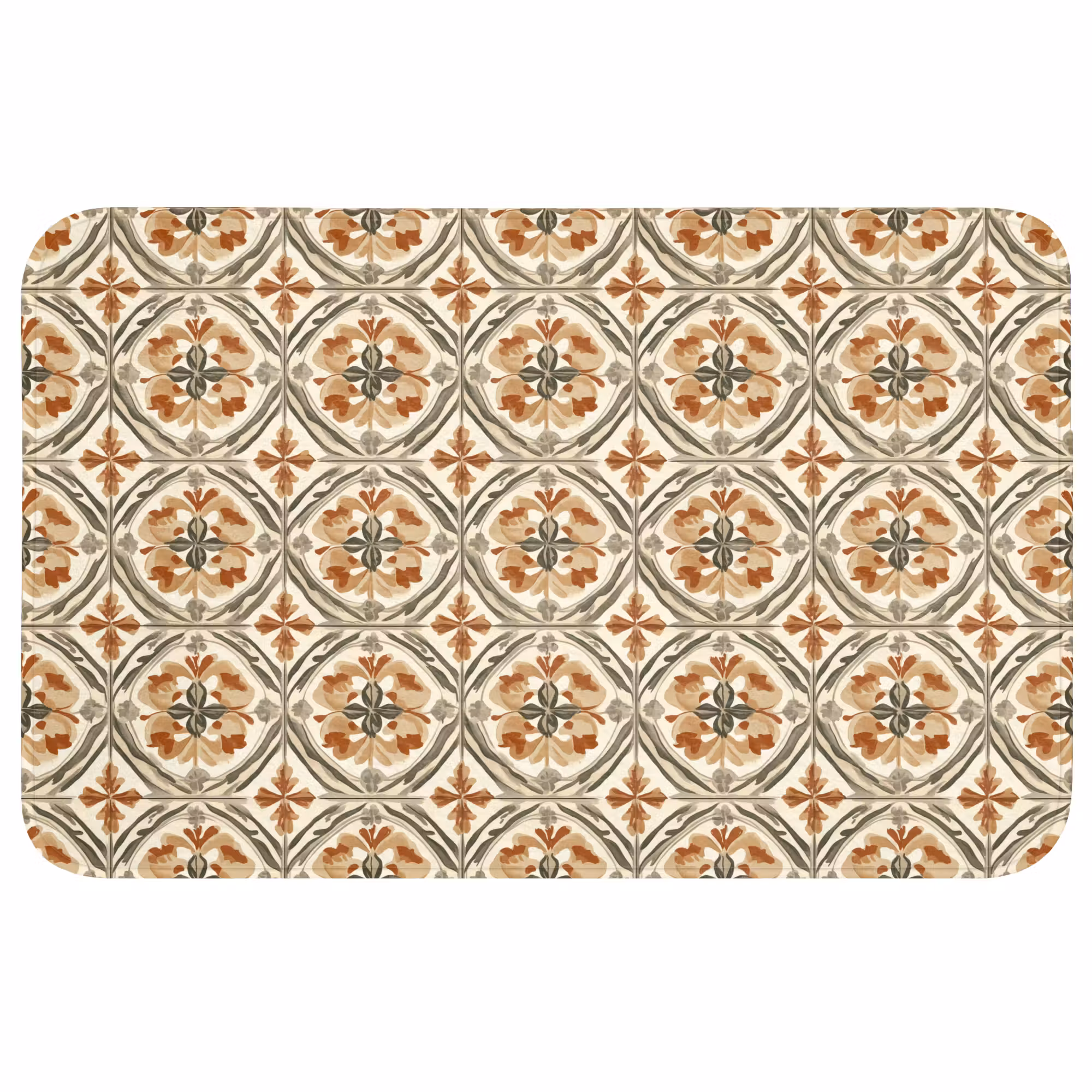 Wc Mat - Elegant - Antiek - Kleurrijk