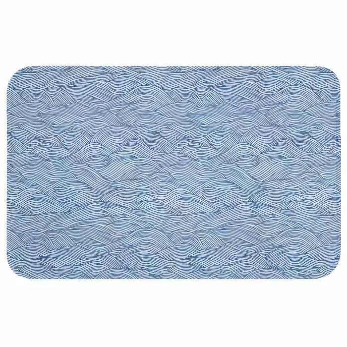 Wc Mat - Golven - Ritmisch - Blauw